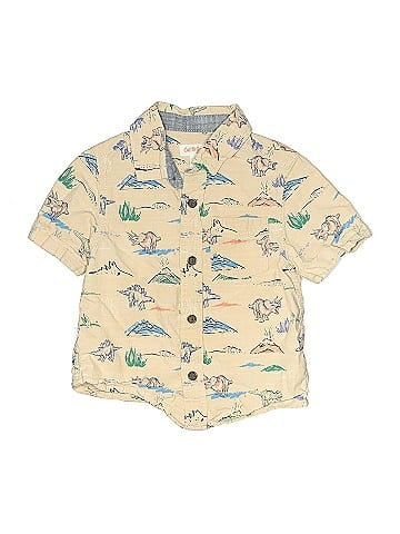 Cat & Jack Short Sleeve Button-Down Shirt (view 1)