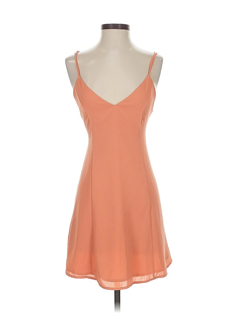 Pre-owned Forever 21 Contemporary Cocktail Dress In Orange