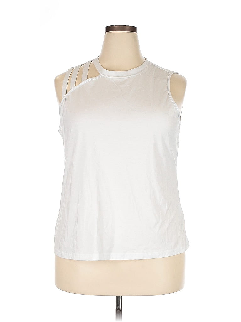Pre-owned Assorted Brands Sleeveless T-shirt In White