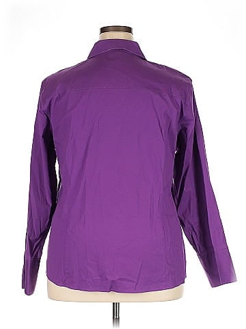 Foxcroft 3/4 Sleeve Button-Down Shirt (view 2)