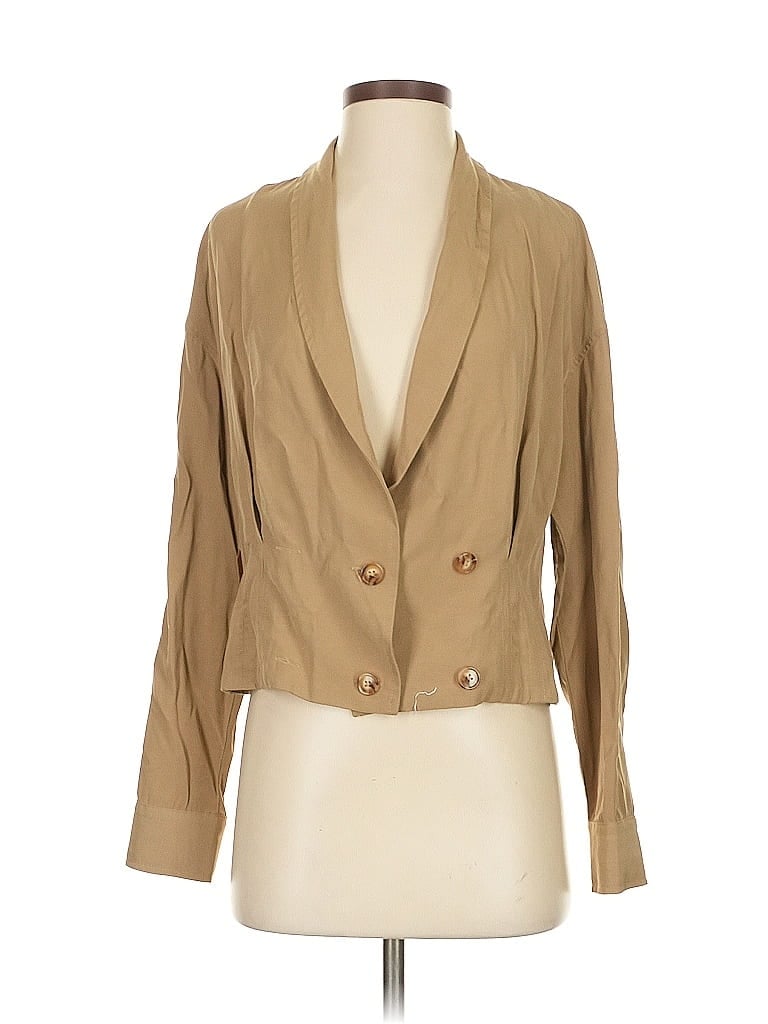 Pre-owned Astr Blazer Jacket In Brown