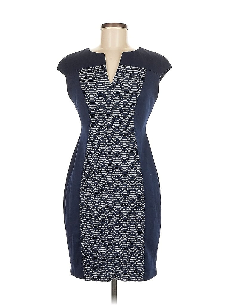 Pre-owned Connected Apparel Casual Dress In Blue