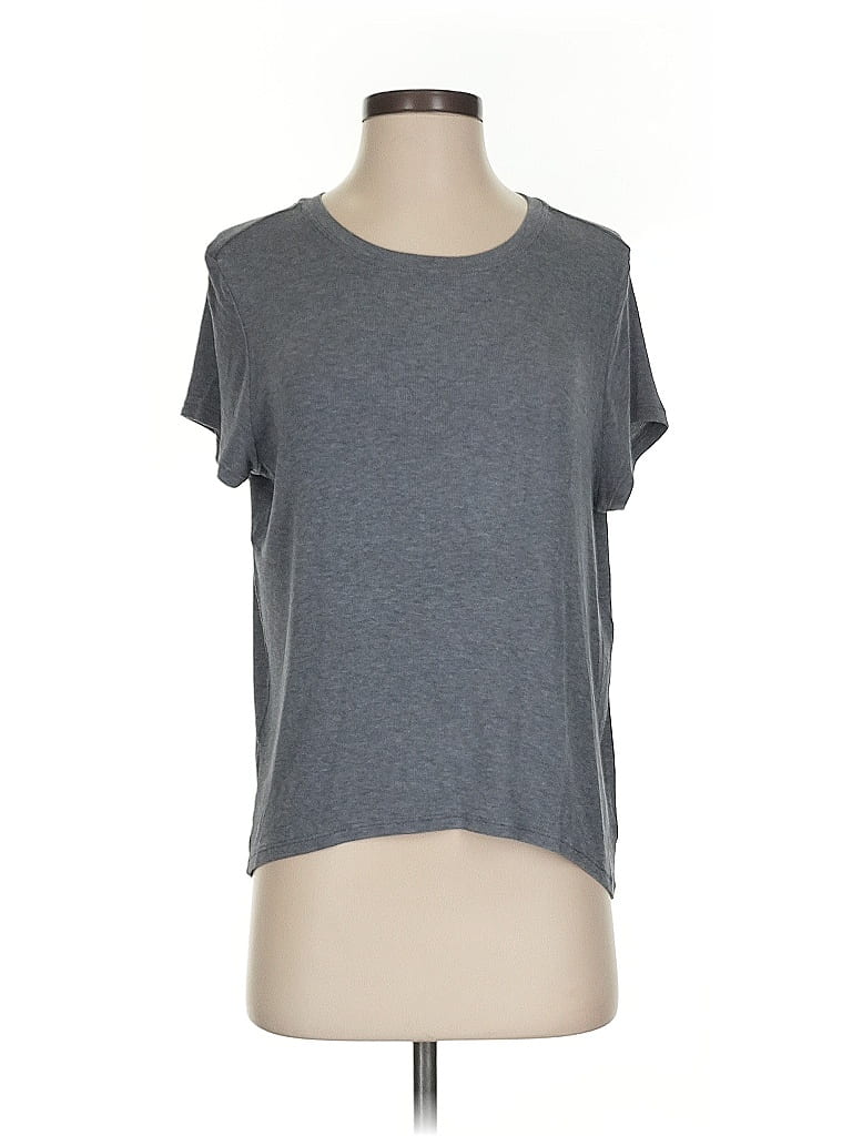 Pre-owned Athleta Short Sleeve T-shirt In Gray