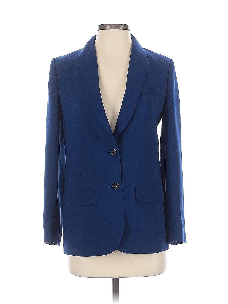Pre-owned J.crew Factory Store Blazer Jacket In Blue
