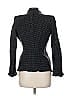 Armani Collezioni Houndstooth Gray Wool Blazer Size 8 - photo 2