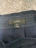 J.Crew 100% Polyester Solid Black Blue Formal Skirt Size 2 - photo 3