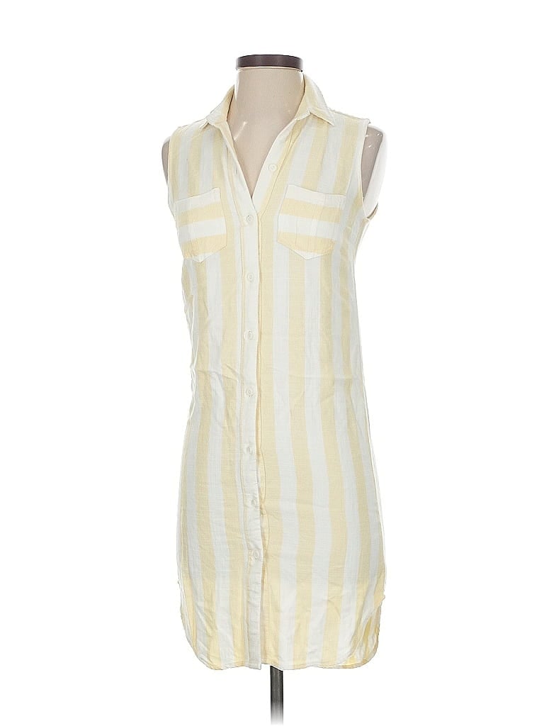 Click to view more detailed imagery on our partner's website Pre-owned Sharagano Casual Dress In Yellow