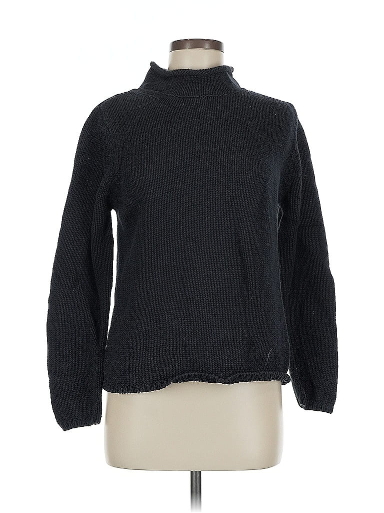 Pre-owned High Sierra Turtleneck Sweater In Black