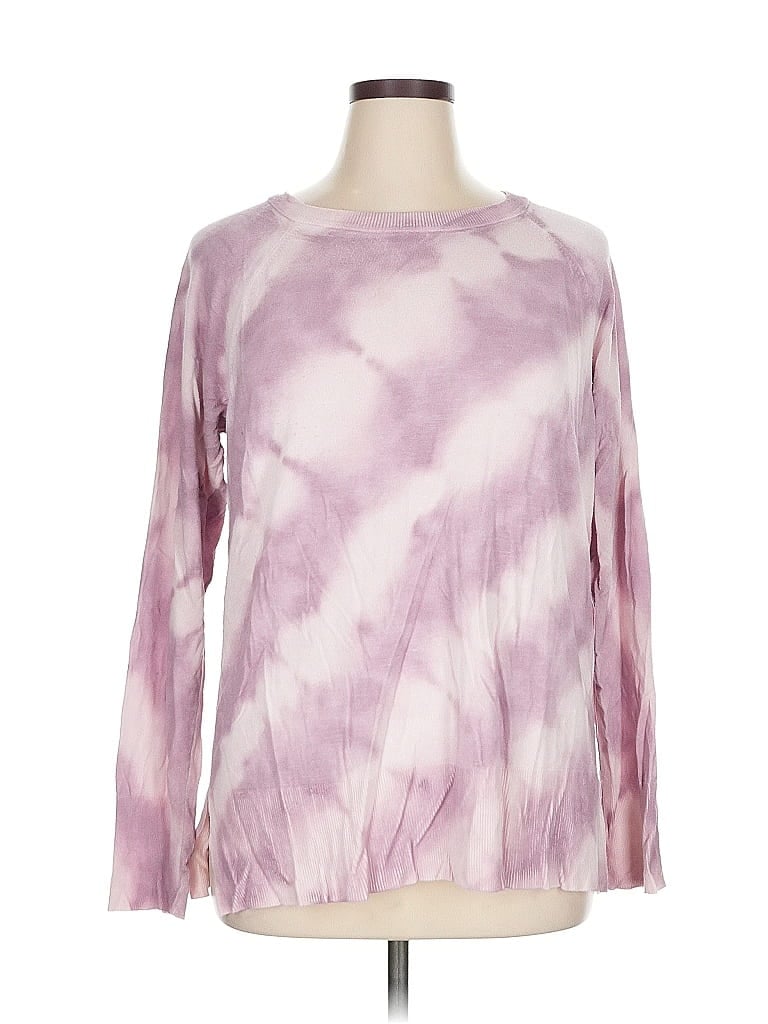 Pre-owned Marled By Reunited Pullover Sweater In Pink