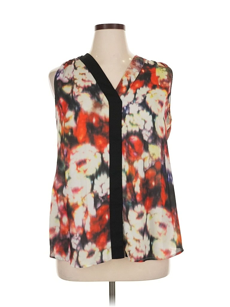 LANE BRYANT Pre-owned Sleeveless Blouse In White