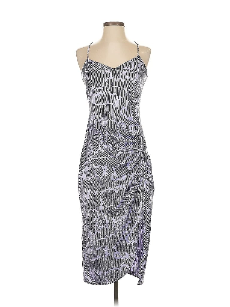 Pre-owned Open Edit Cocktail Dress In Gray