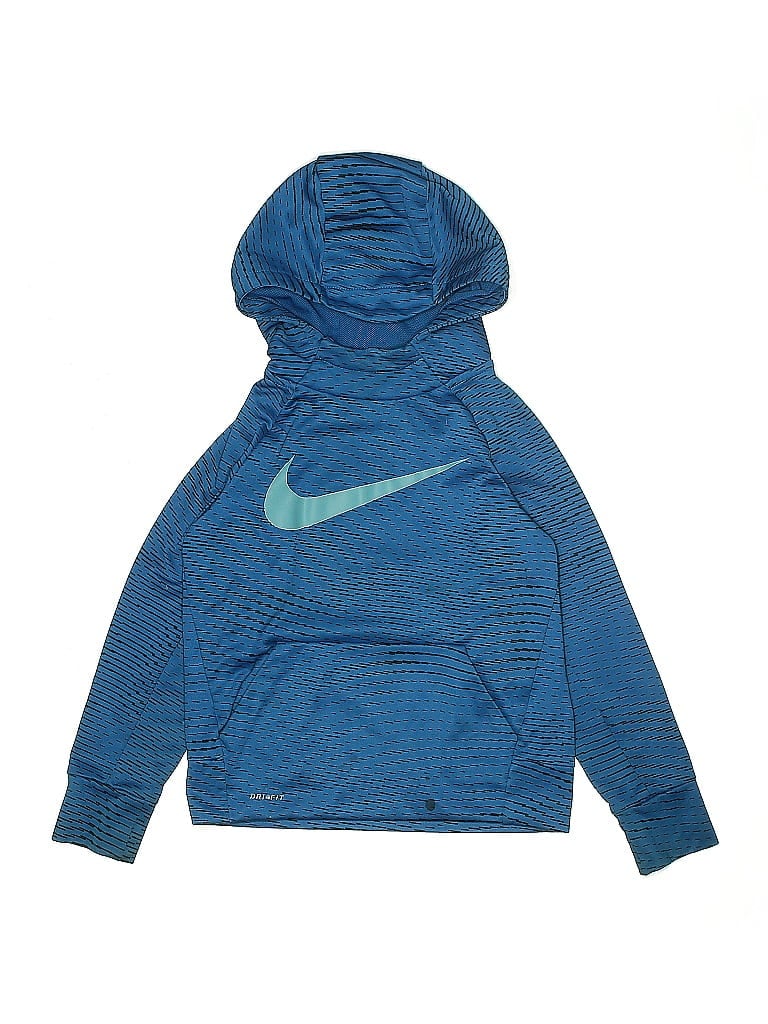 Click to view more detailed imagery on our partner's website Pre-owned Nike Kids' Pullover Hoodie In Blue