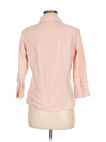 Liz Claiborne 3/4 Sleeve Button-Down Shirt (view 2)