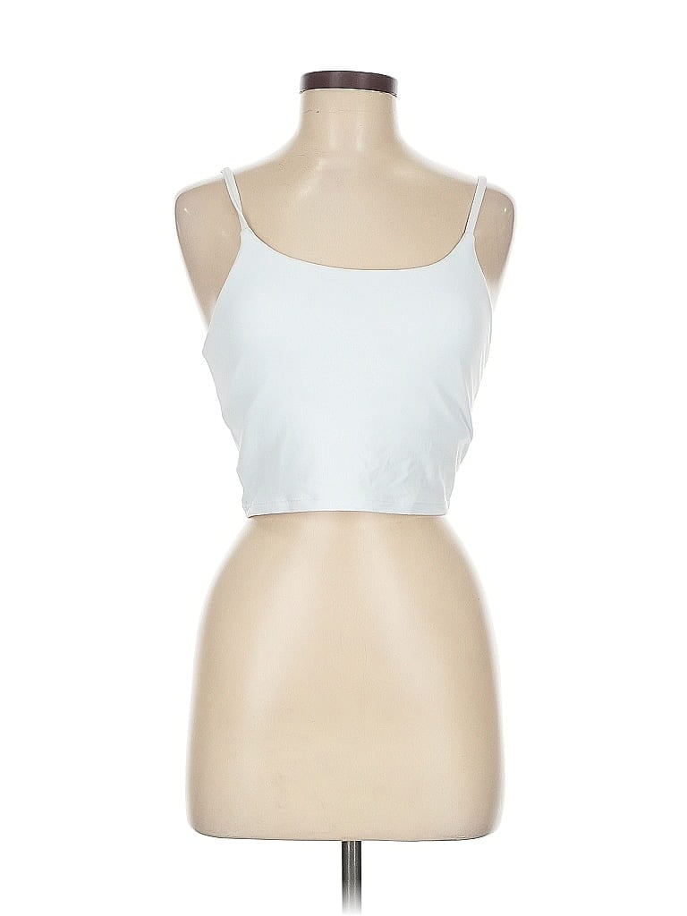 Pre-owned Unbranded Tank Top Blue Strapless Neckline Tops