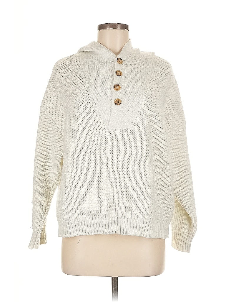 Pre-owned Cloud Ten Pullover Sweater In White