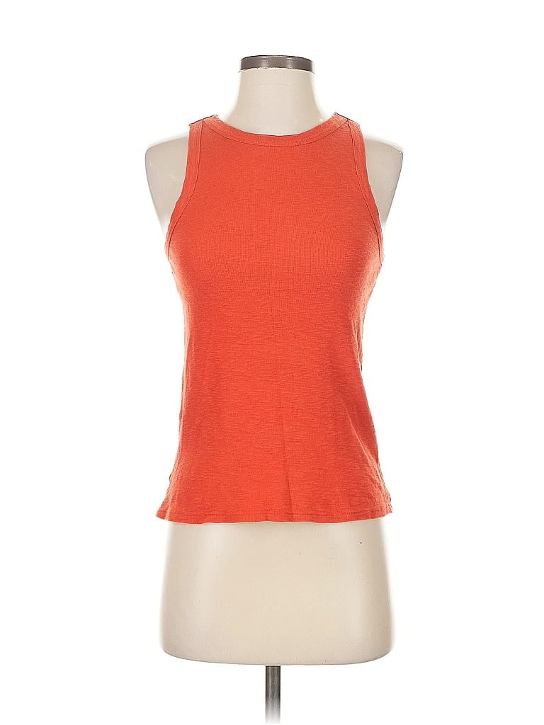 Pre-owned Madewell Cardigan Sweater In Orange