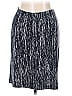 Isda & Co Silver Black Casual Skirt Size L - photo 1