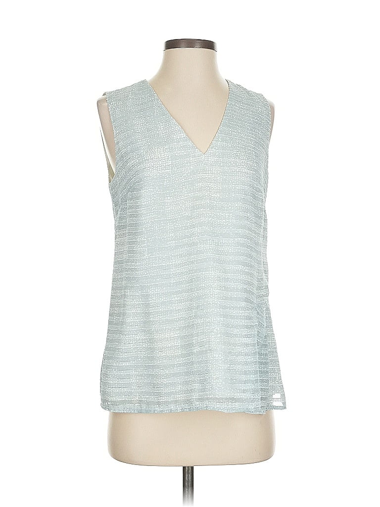 Pre-owned Banana Republic Sleeveless Blouse In Blue