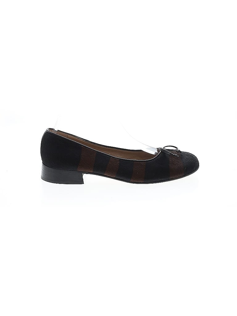 Pre-owned Ferragamo Flats In Brown
