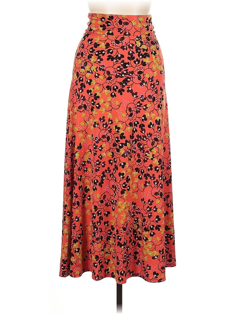Pre-owned Lularoe Casual Skirt In Orange