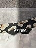 BTFBM 100% Polyester Animal Print Silver Black Long Sleeve Blouse Size L - photo 7