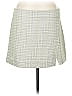WAYF Houndstooth Green Casual Skirt Size M - photo 1