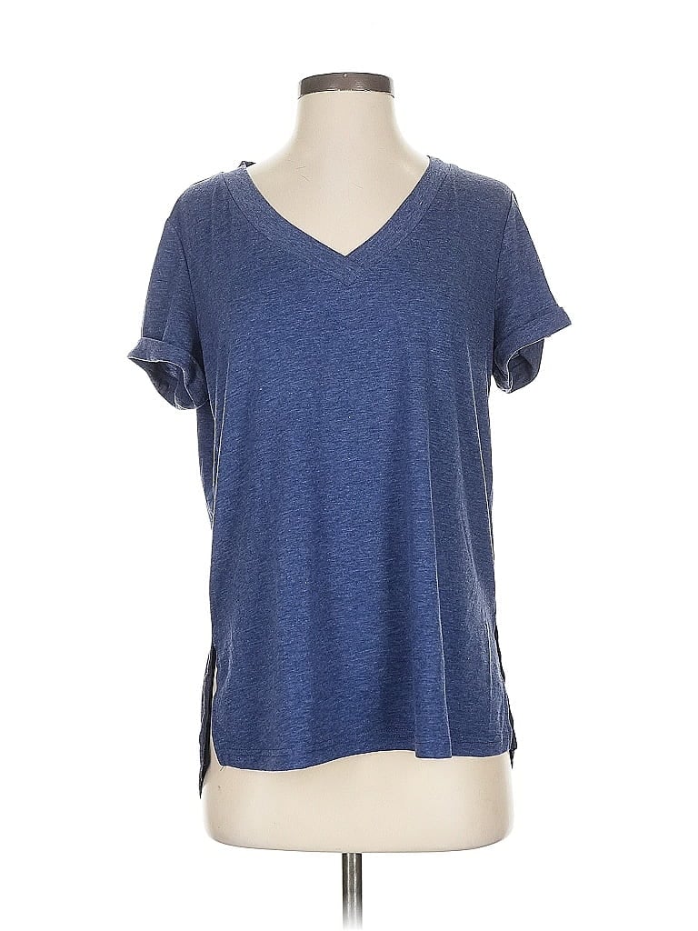 Pre-owned Shein Short Sleeve T-shirt In Blue