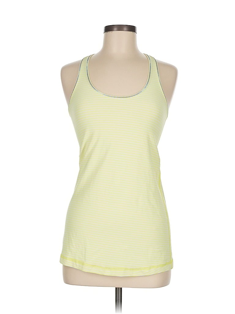Pre-owned Lululemon Athletica Active Tank Top In Yellow