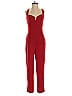 H&M Solid Red Jumpsuit Size 4 - photo 1
