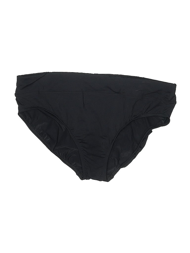 Pre-owned Lands' End Swimsuit Bottoms In Black