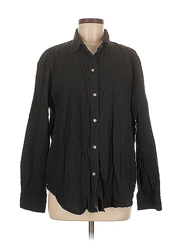 Denim Forum Long Sleeve Button-Down Shirt (view 1)