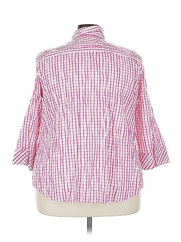 Foxcroft 3/4 Sleeve Button-Down Shirt (view 2)