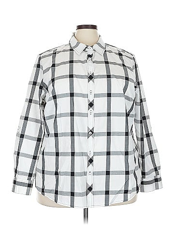 Foxcroft Long Sleeve Button-Down Shirt (view 1)