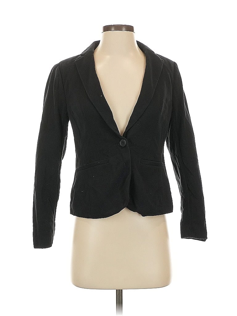 Pre-owned Ann Taylor Loft Outlet Blazer Jacket In Black