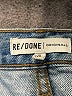 RE/DONE Blue Denim Shorts Size 25 waist - photo 3