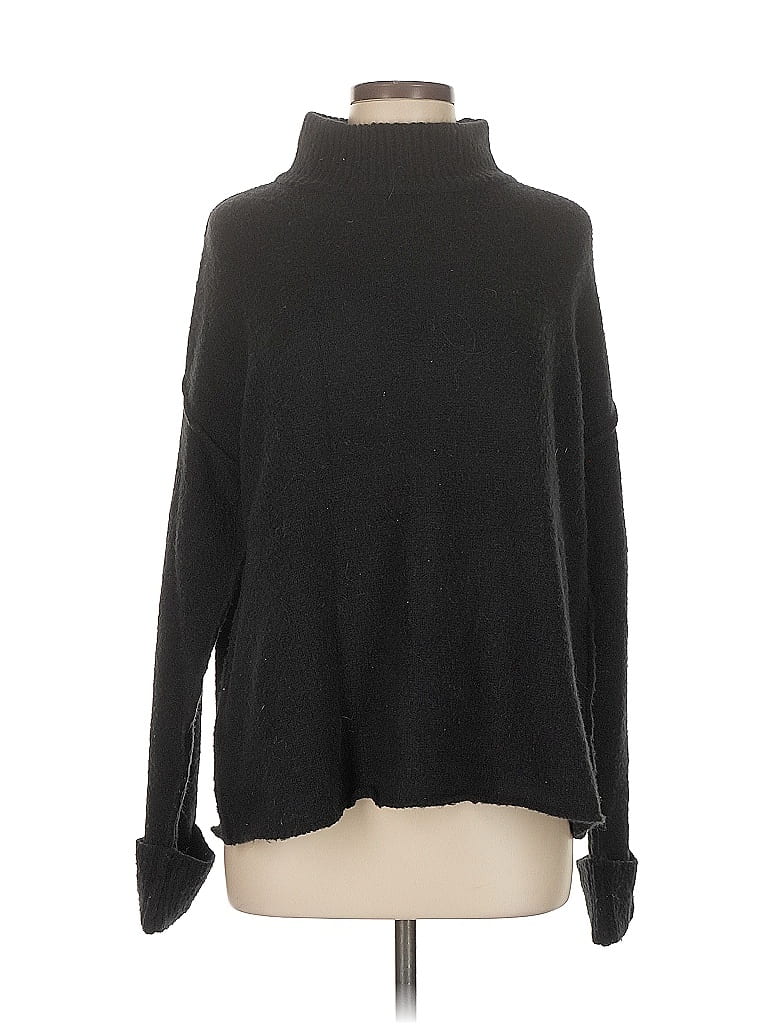 Pre-owned John & Jenn Turtleneck Sweater In Black