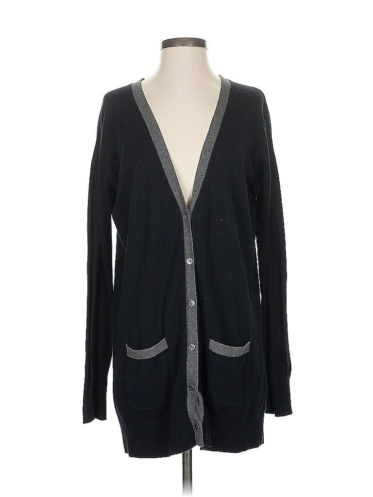 Pre-owned Gap Cardigan Sweater In Black