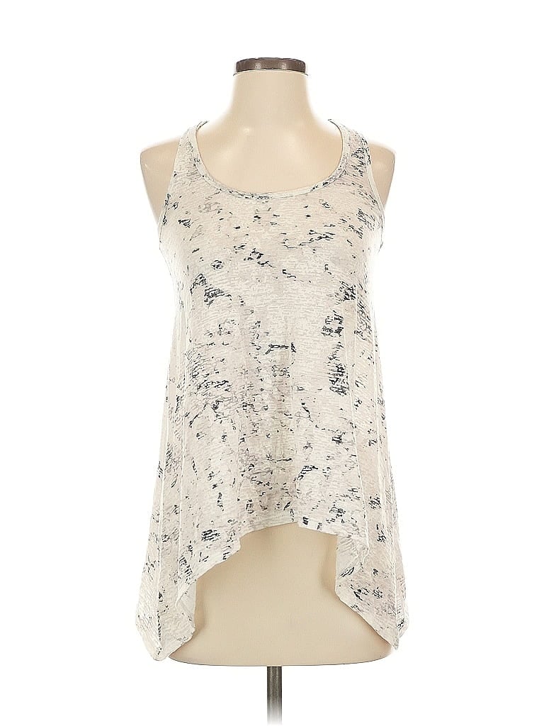 Pre-owned Express Tank Top Ivory Halter Neckline Tops In White