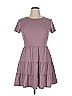 Bebop Solid Purple Casual Dress Size XL - photo 1