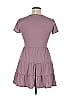 Bebop Solid Purple Casual Dress Size XL - photo 2