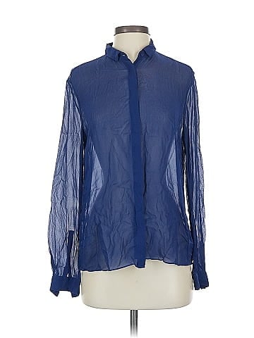 & Other Stories Long Sleeve Silk Top (view 1)