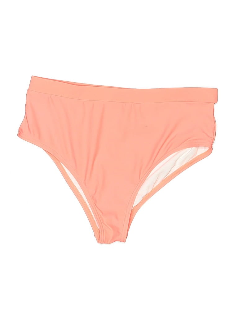Pre-owned Pink Lily Swimsuit Bottoms In Orange