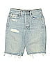 RE/DONE Blue Denim Shorts Size 25 waist - photo 1