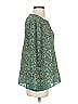 Max Studio 100% Polyester Green Long Sleeve Blouse Size S - photo 4
