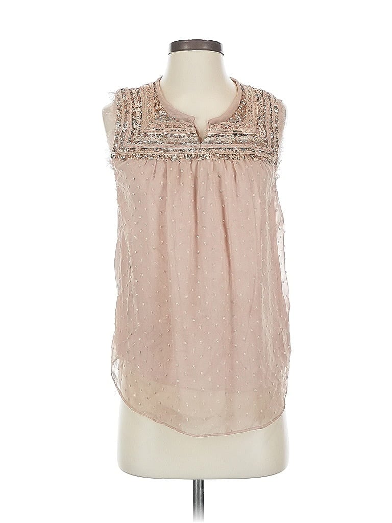 Click to view more detailed imagery on our partner's website Pre-owned A Common Thread Sleeveless Blouse In Pink