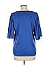 Rebecca Taylor Blue 3/4 Sleeve Blouse Size L - photo 2