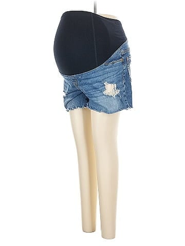 Isabel Maternity Denim Shorts (view 1)