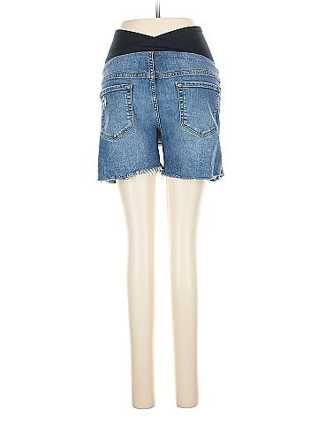 Isabel Maternity Denim Shorts (view 2)