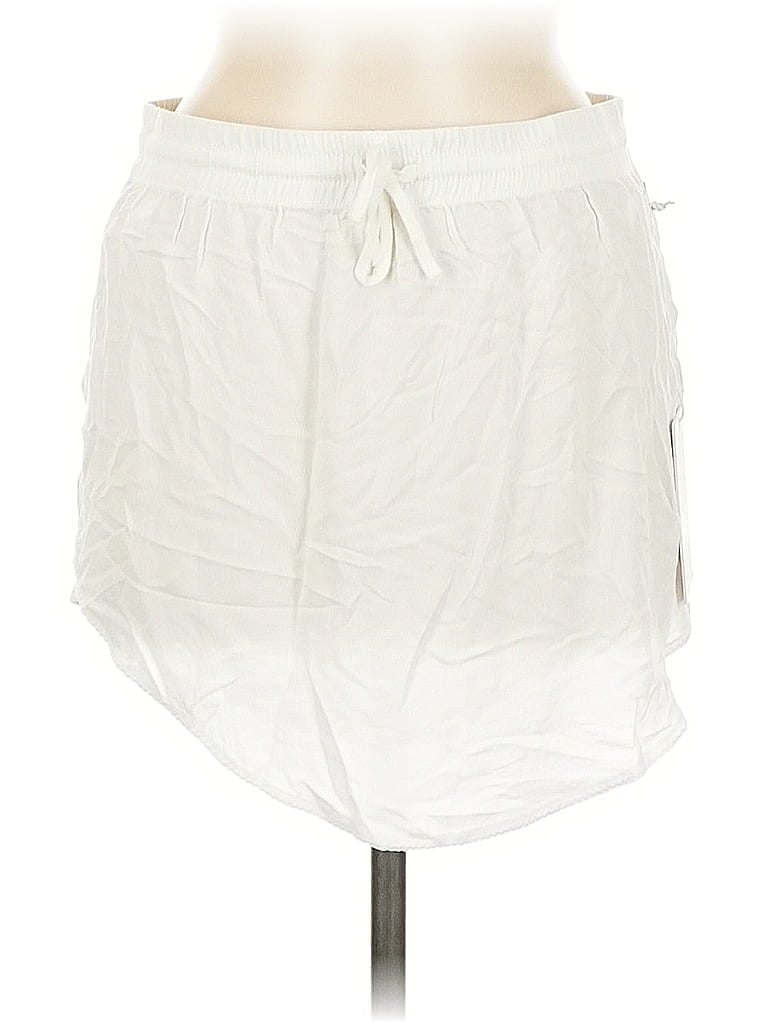 One By One Teaspoon Casual Skirt In White