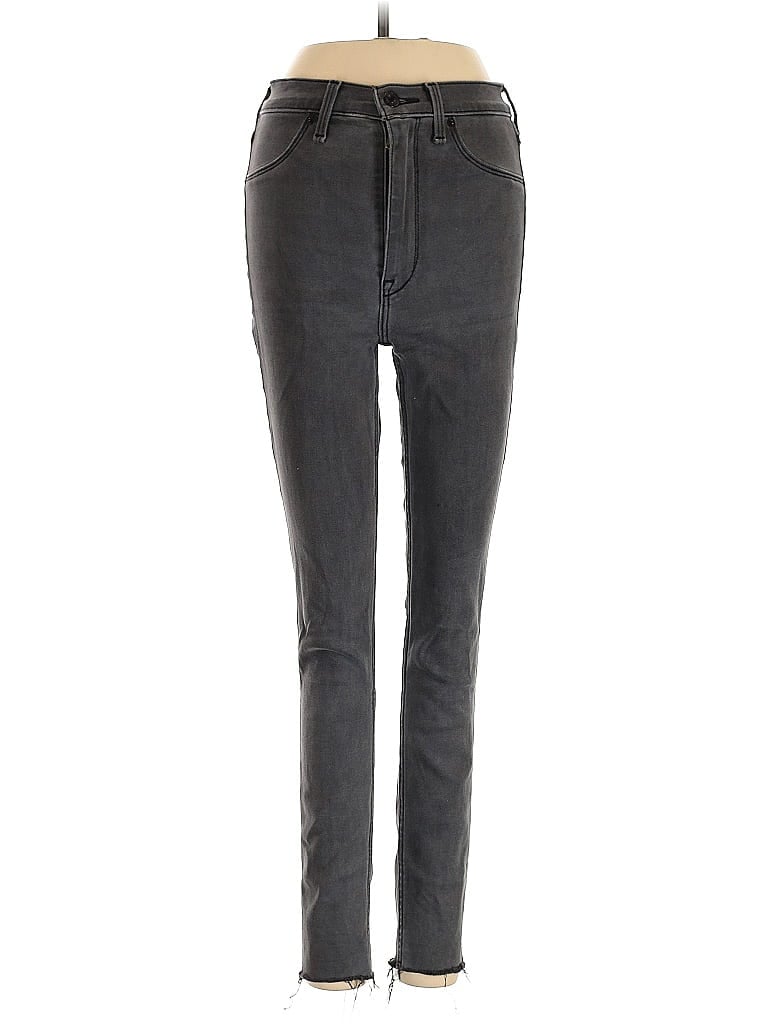 Pre-owned Abercrombie & Fitch Jeans In Gray